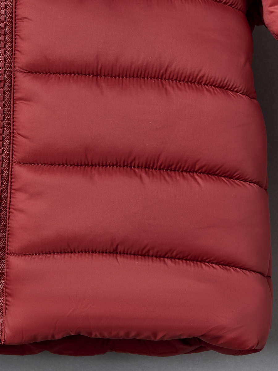 Plain Hooded Puffer Jacket