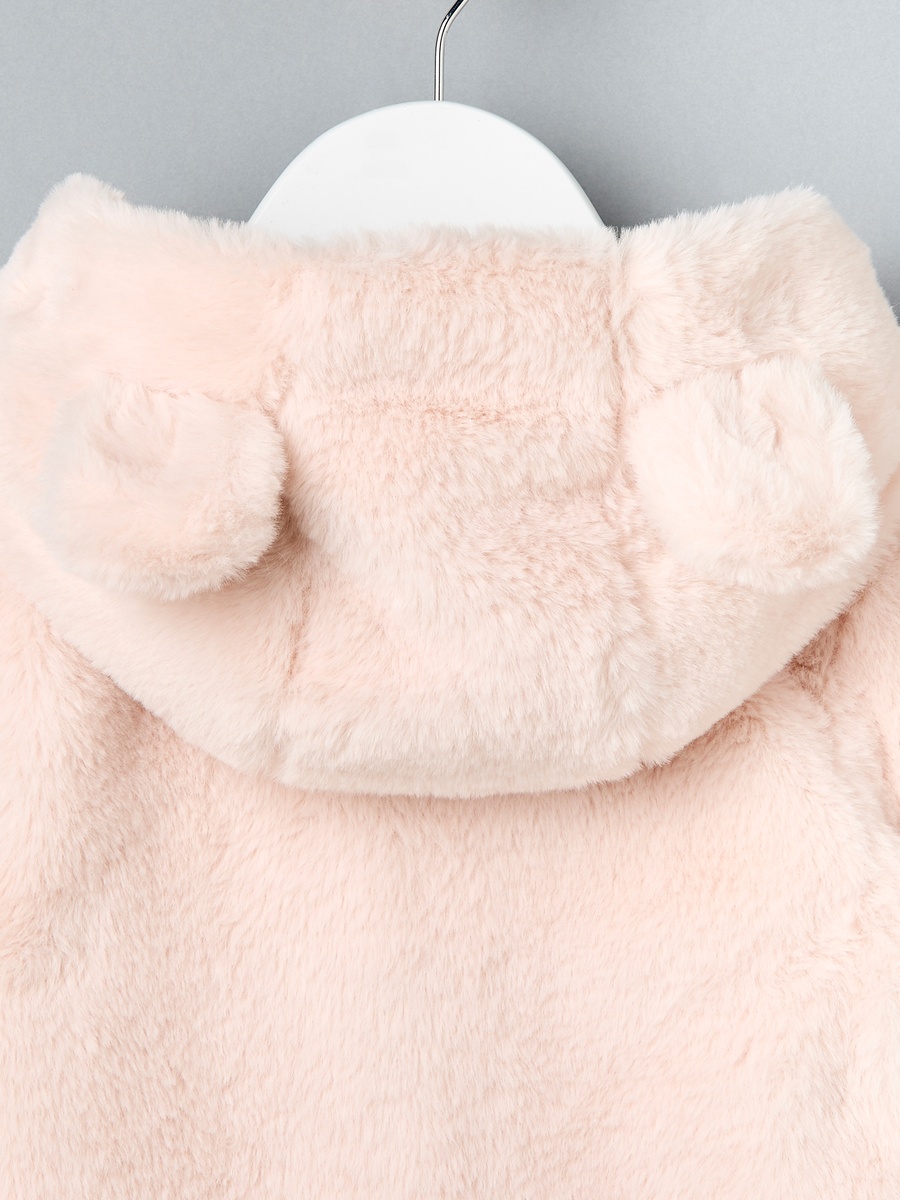 Hooded Faux Fur Jacket