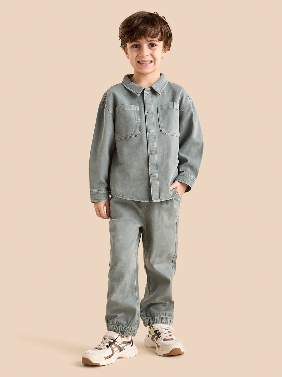 Denim Utility Cotton Shirt