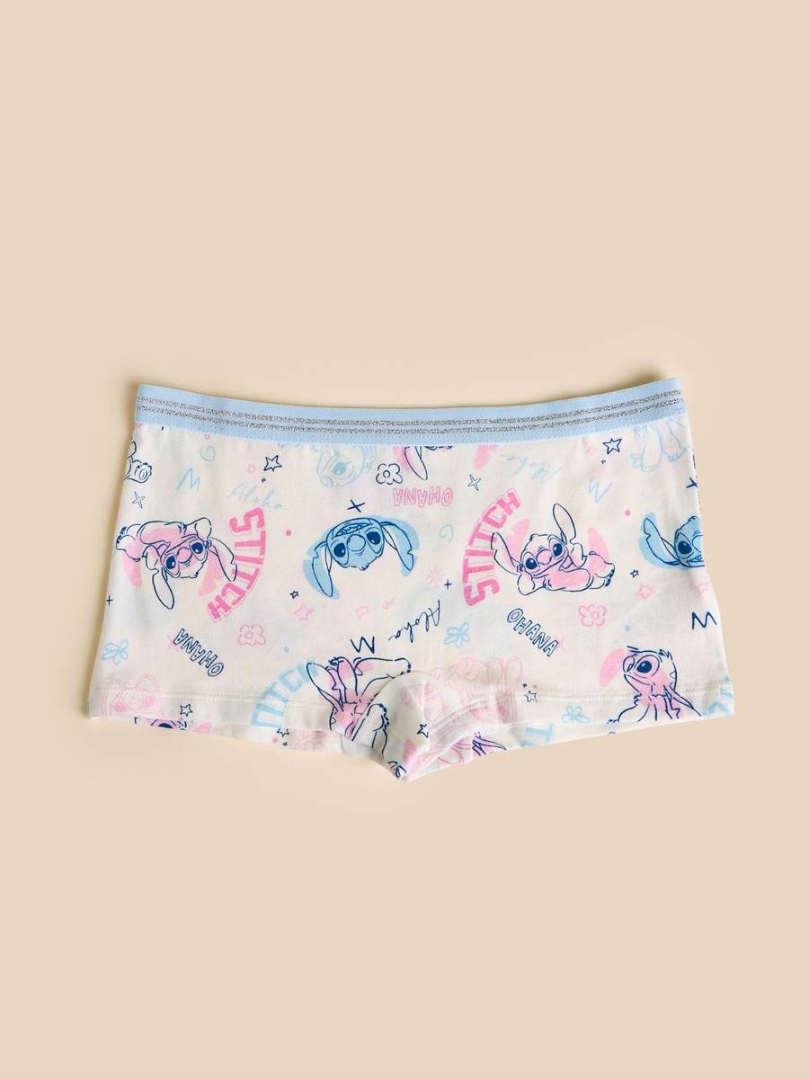 Pack of 3 - Stitch Print Boyshort Briefs
