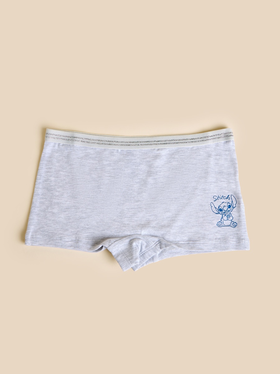 Pack of 3 - Stitch Print Boyshort Briefs