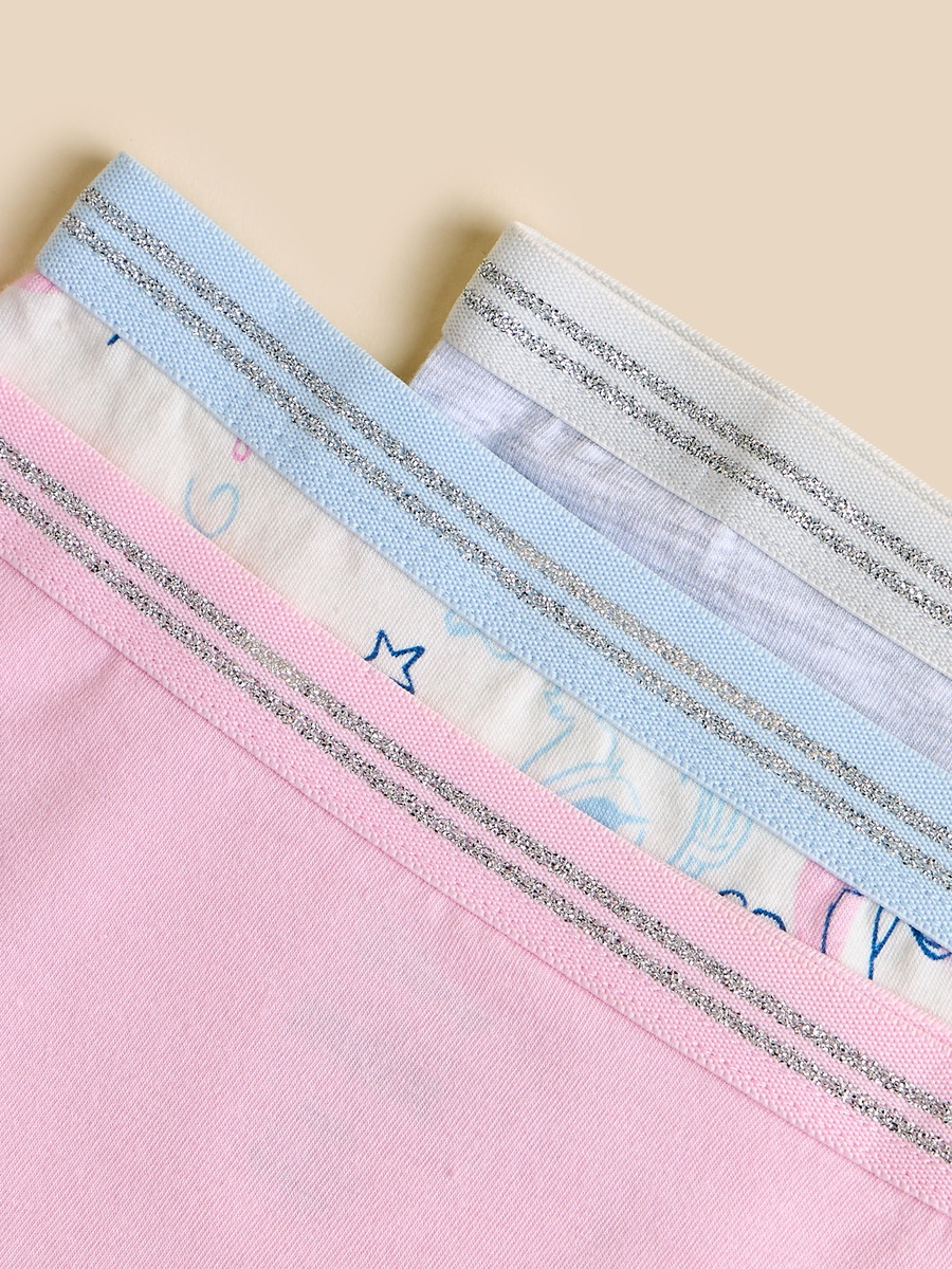 Pack of 3 - Stitch Print Boyshort Briefs