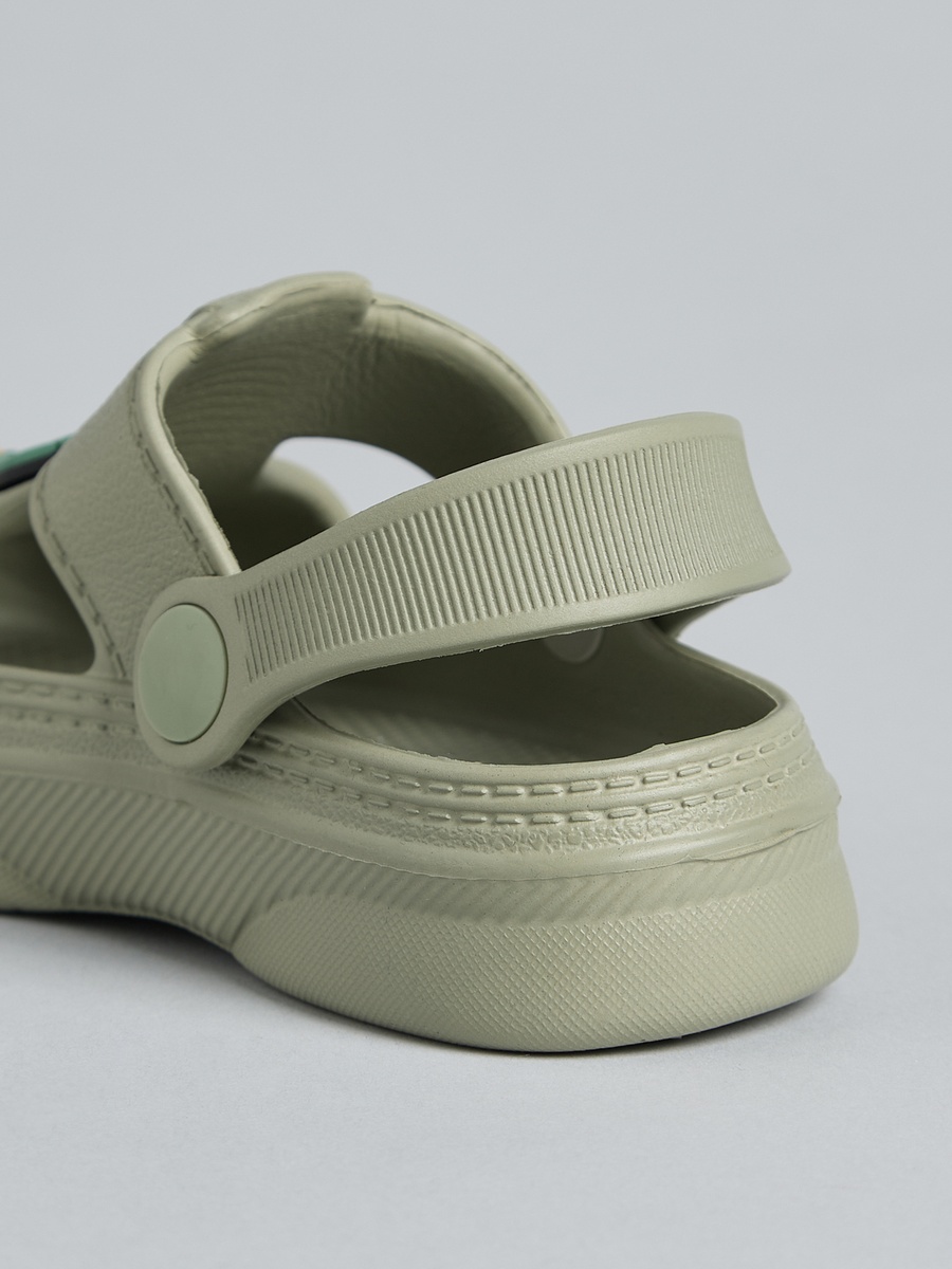 Dinosaur Applique Clogs with Backstrap