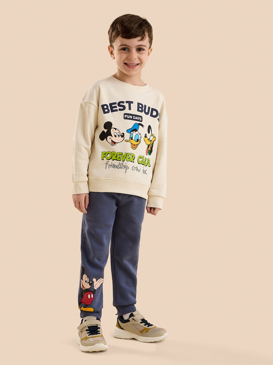 Mickey Mouse and Friends Print Sweatshirt and Joggers Set