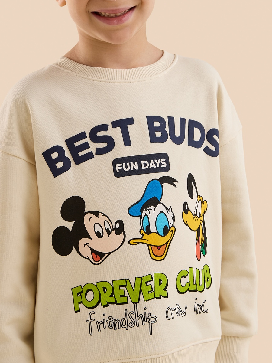 Mickey Mouse and Friends Print Sweatshirt and Joggers Set