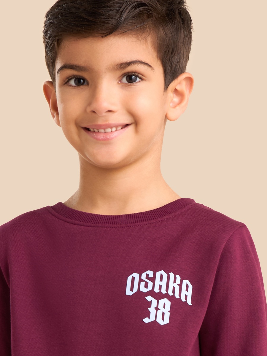 Osaka Print Sweatshirt and Joggers Set