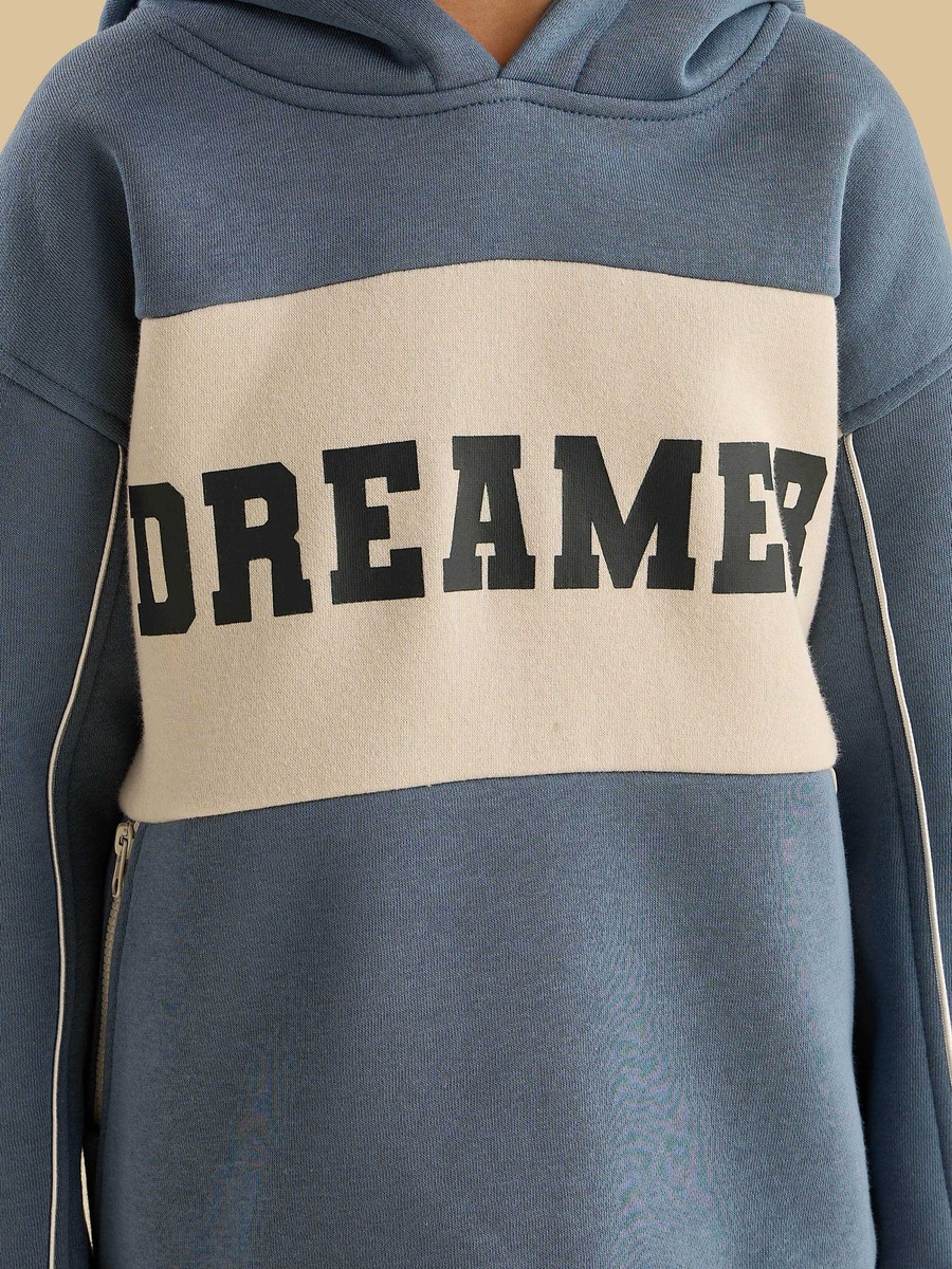 Colourblock Hooded Sweatshirt and Joggers Set