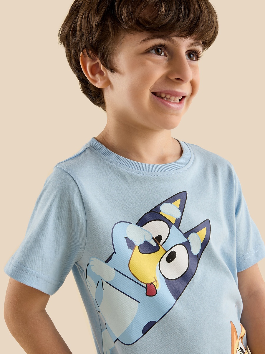 Bluey Print T-Shirt and Shorts Set