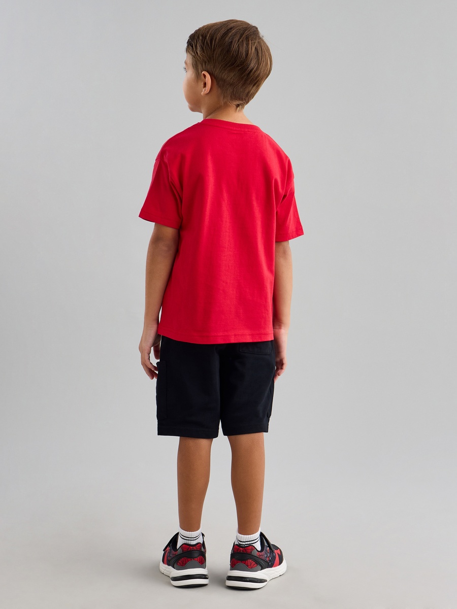 Spider-Man Embossed T-Shirt and Shorts Set
