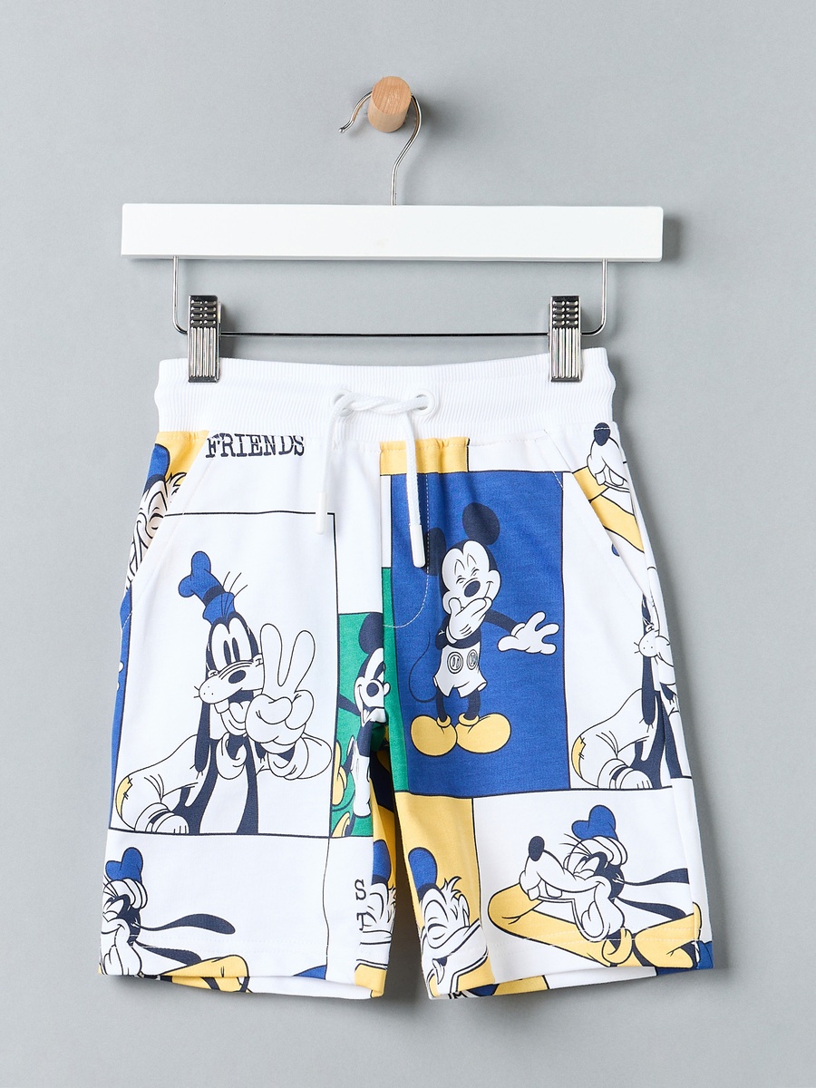Mickey Mouse and Friends Print T-Shirt and Shorts Set