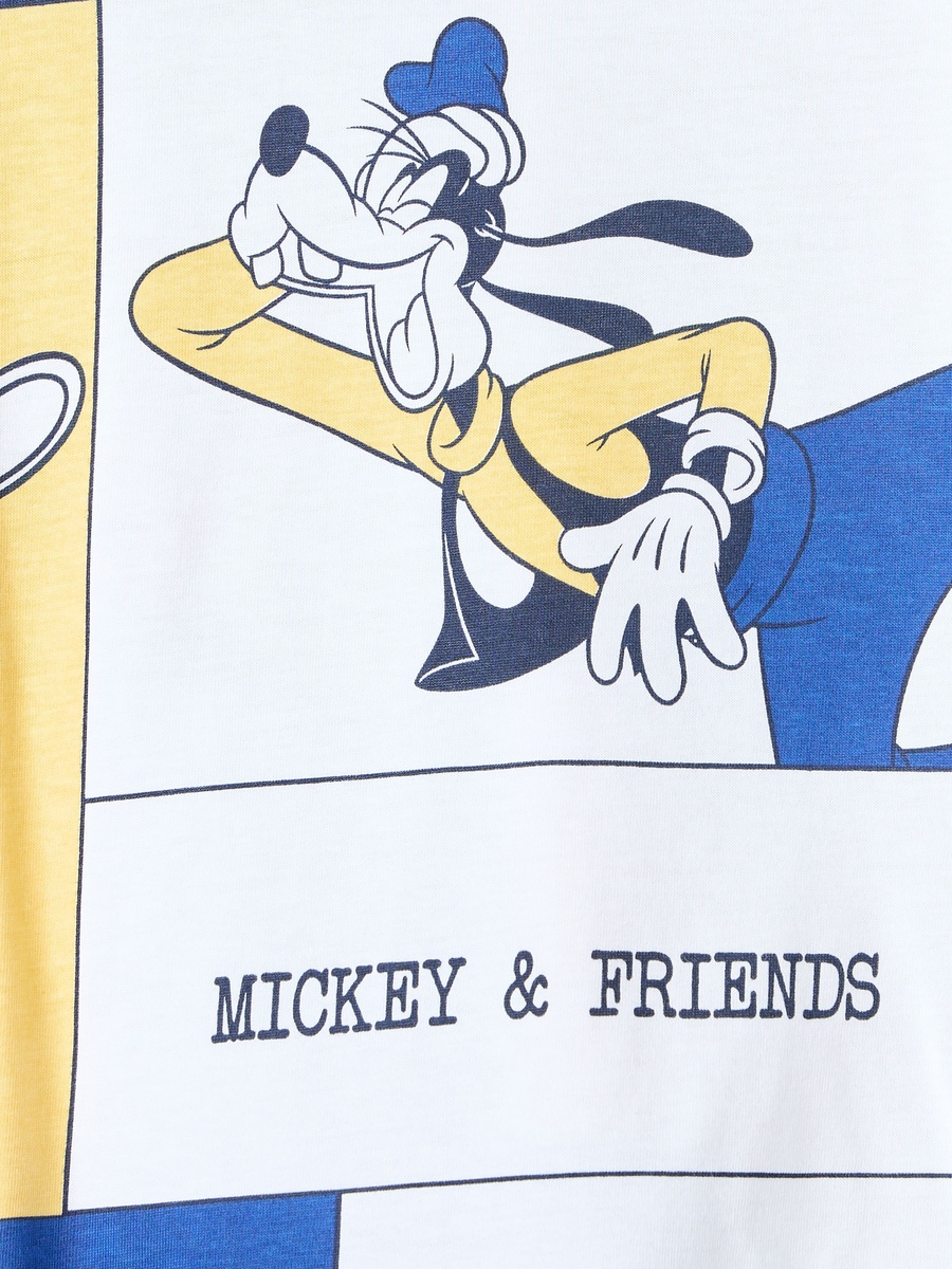 Mickey Mouse and Friends Print T-Shirt and Shorts Set
