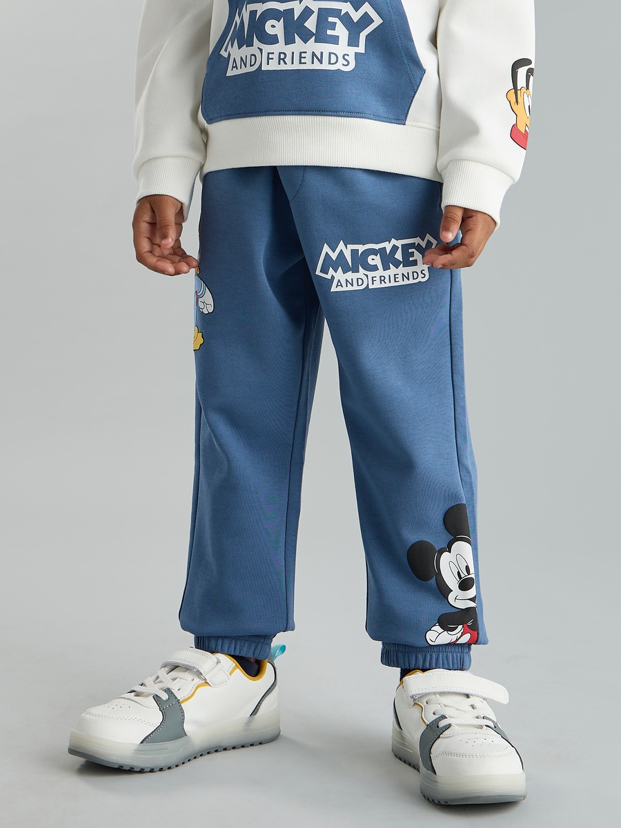 Mickey Mouse and Donald Duck Print Hoodie and Joggers Set