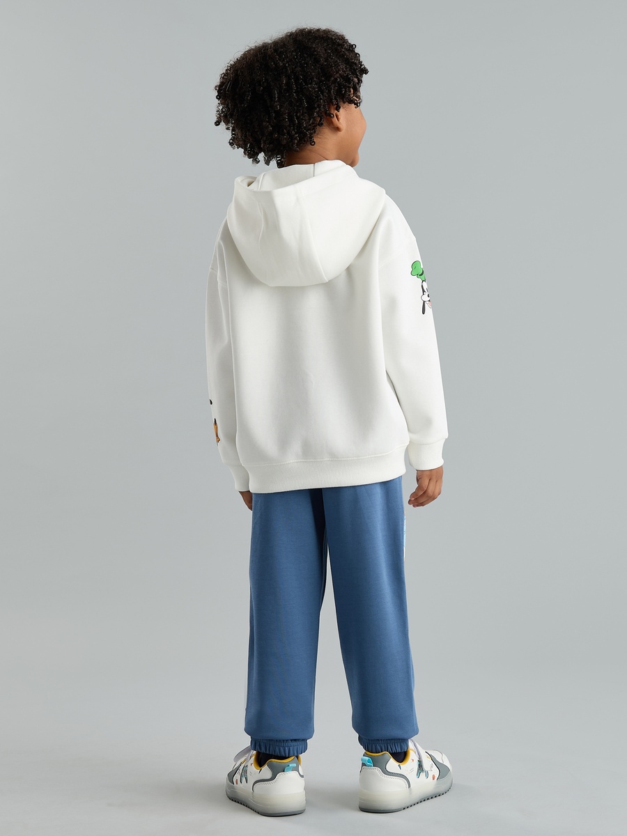 Mickey Mouse and Donald Duck Print Hoodie and Joggers Set