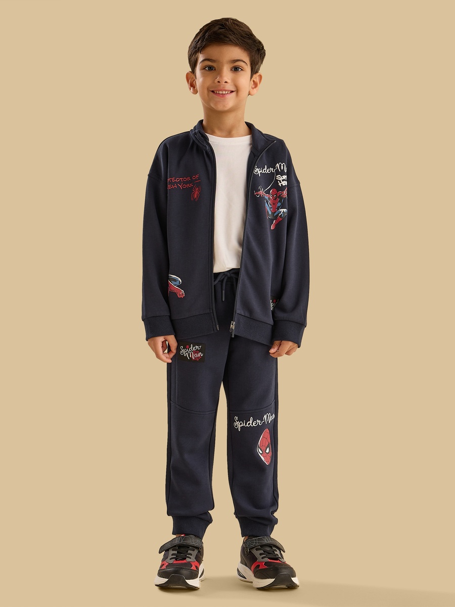 Spider-Man Print Jacket and Joggers Set