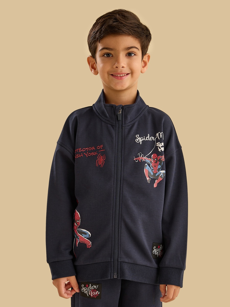 Spider-Man Print Jacket and Joggers Set