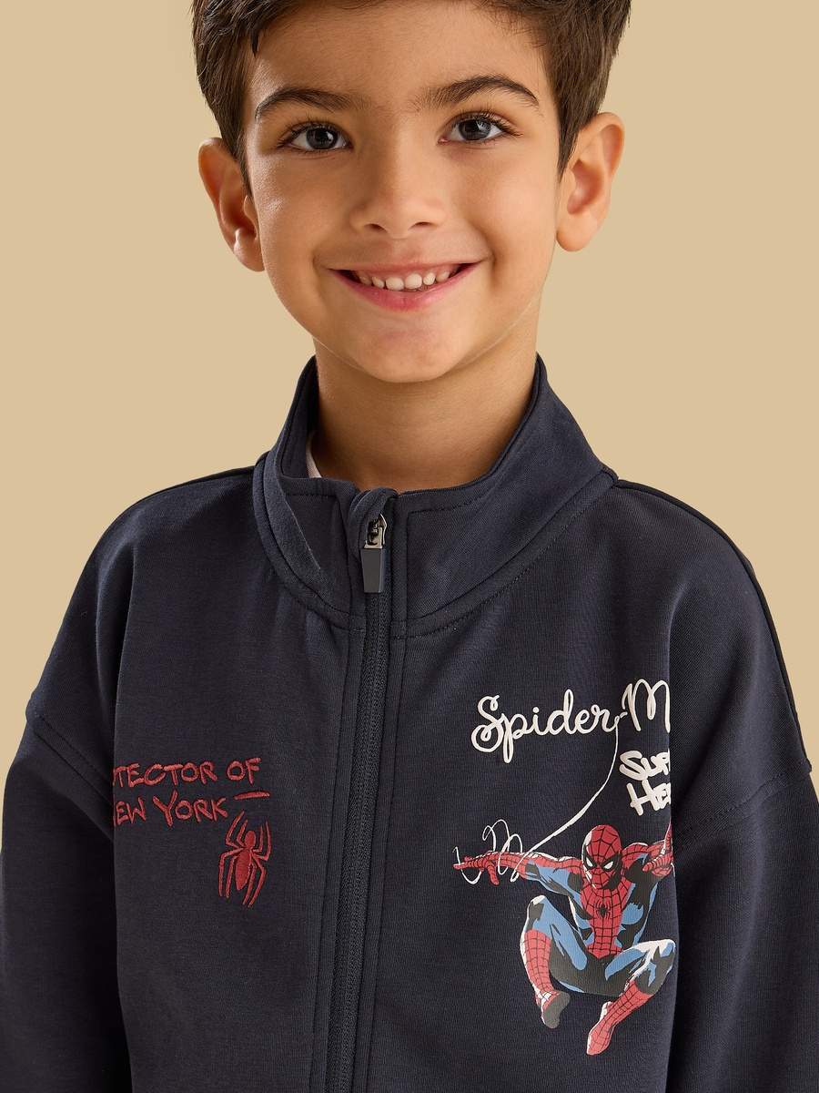Spider-Man Print Jacket and Joggers Set