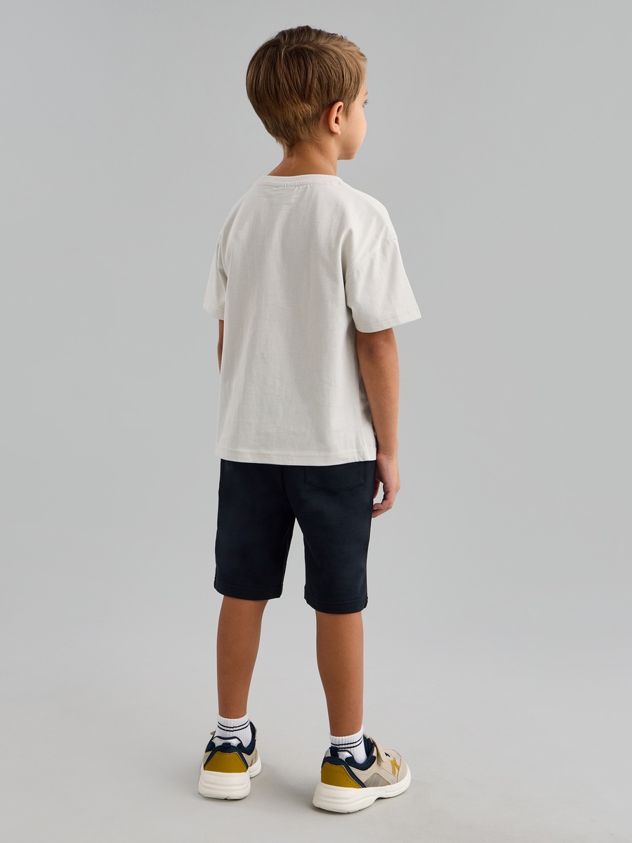 Super Mario Print Cotton T-Shirt and Shorts Set