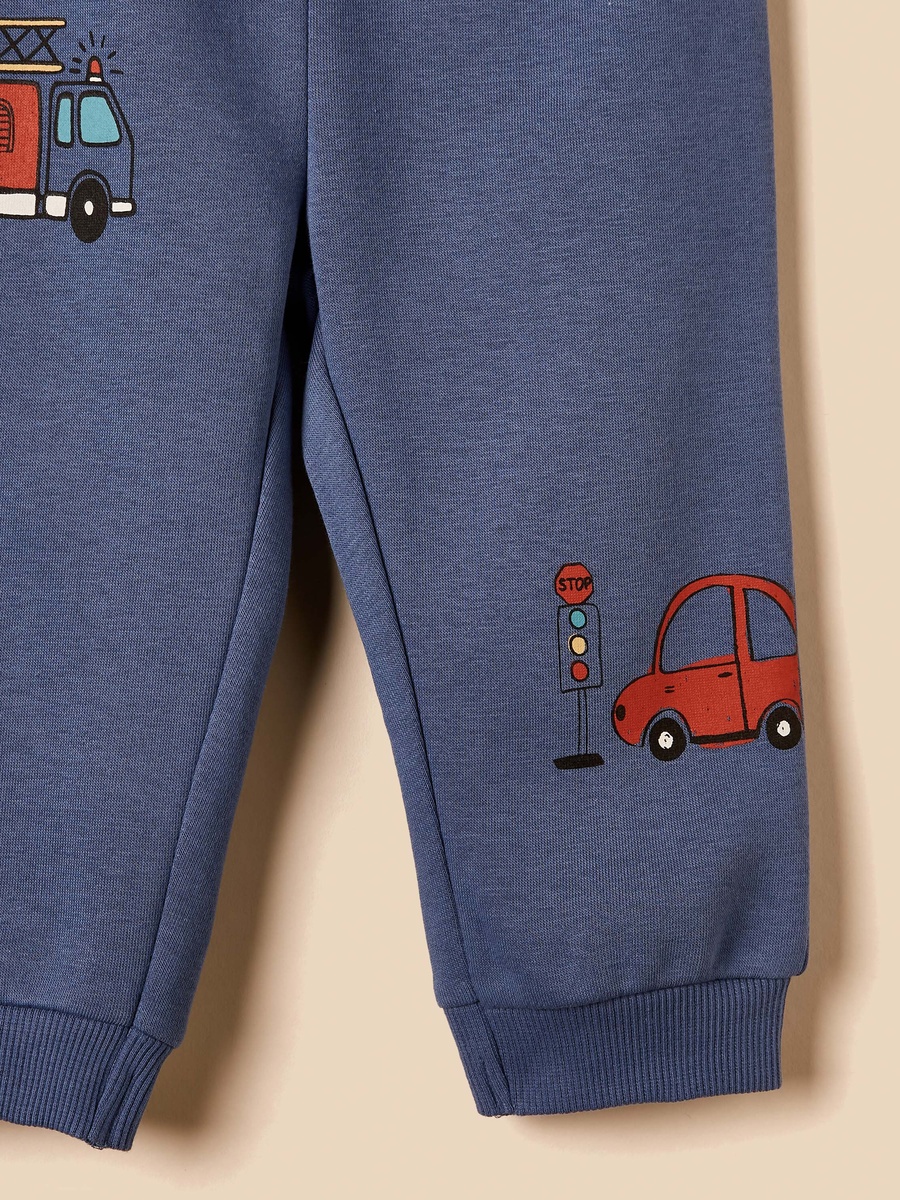 Transport Print Sweatshirt and Joggers Set