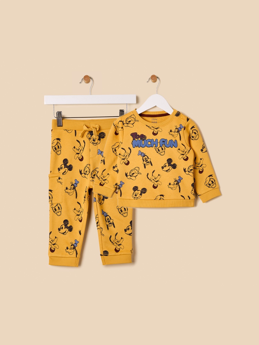 Mickey and Friends Print Sweatshirt and Joggers Set