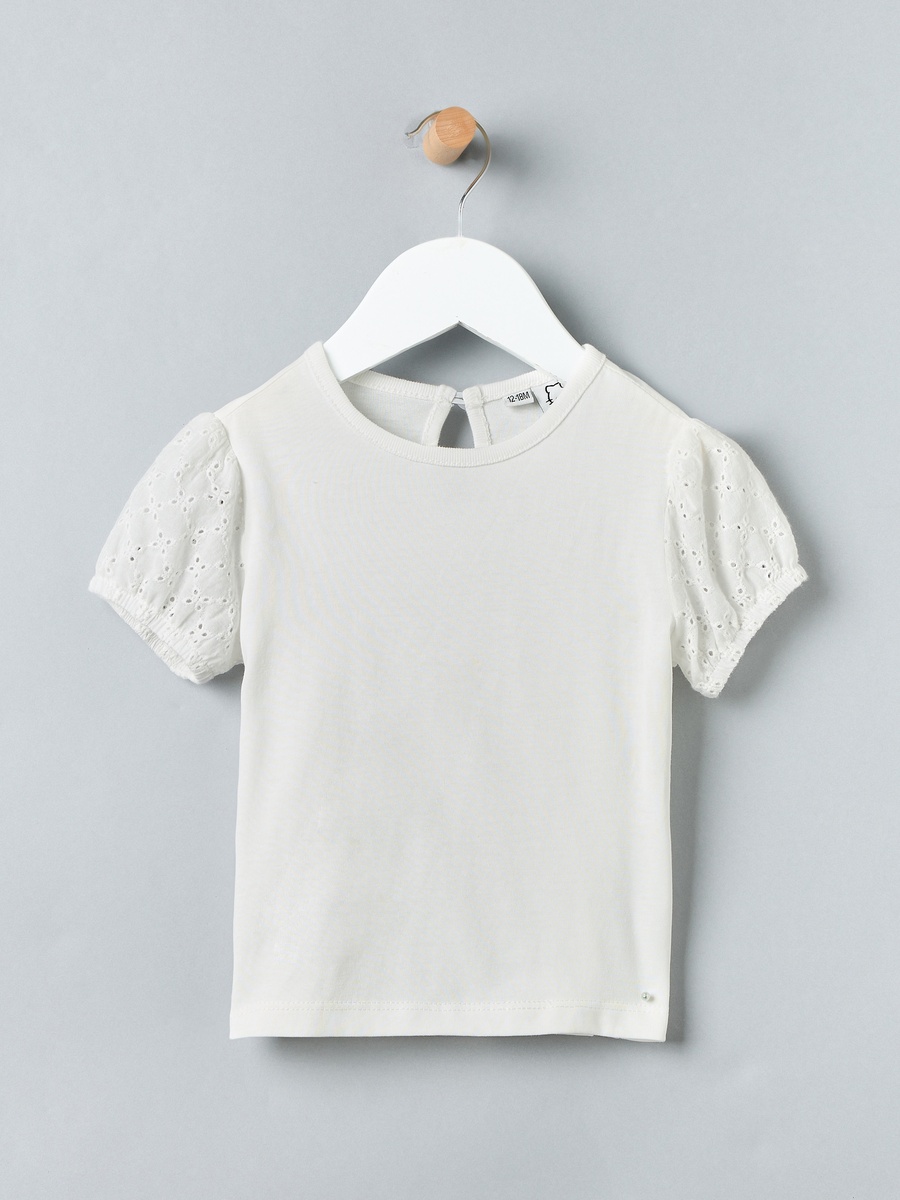 Hello Kitty Embroidered Pinafore and T-Shirt Set