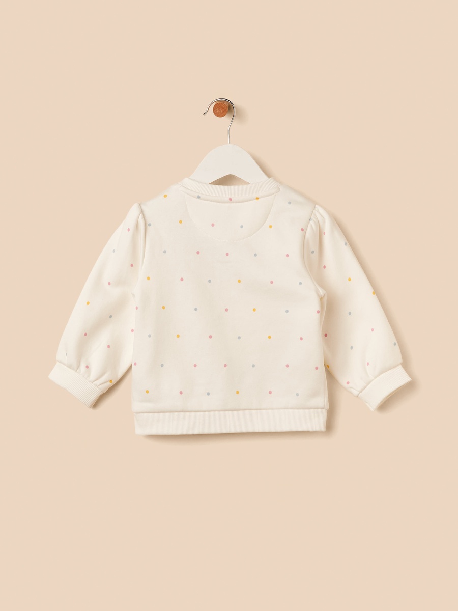 Stitch and Angel Print Sweatshirt