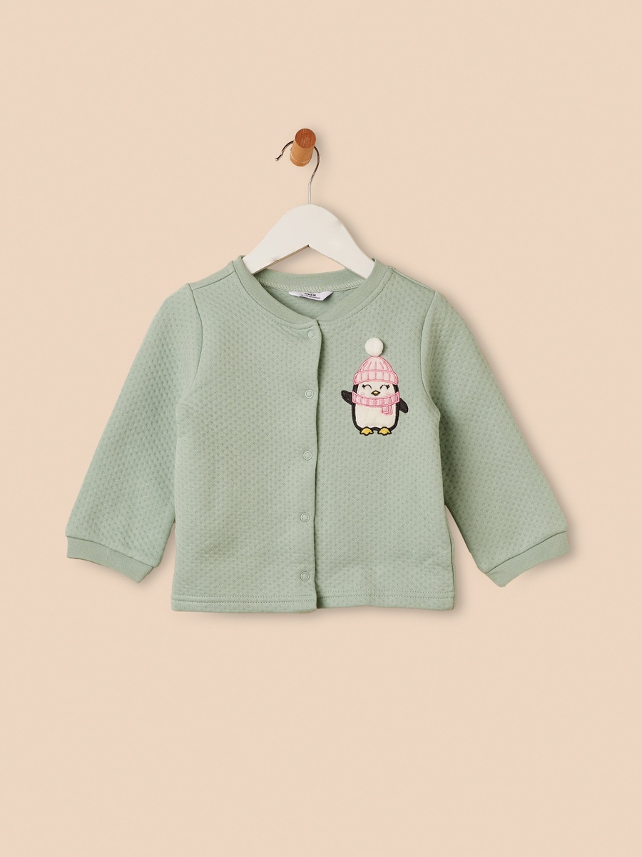 Penguin Embroidered Pyjama Set
