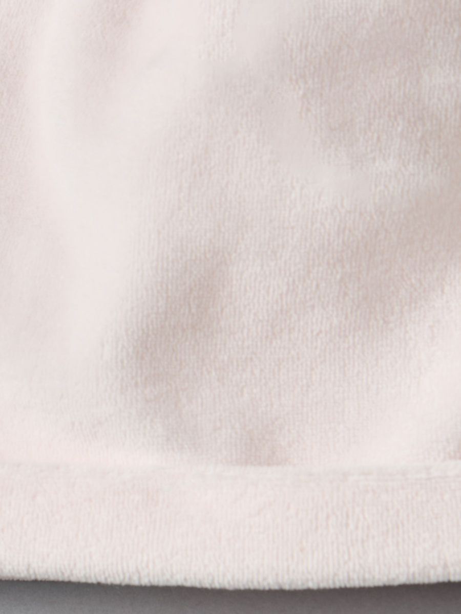 Embroidered Velour Sleepsuit