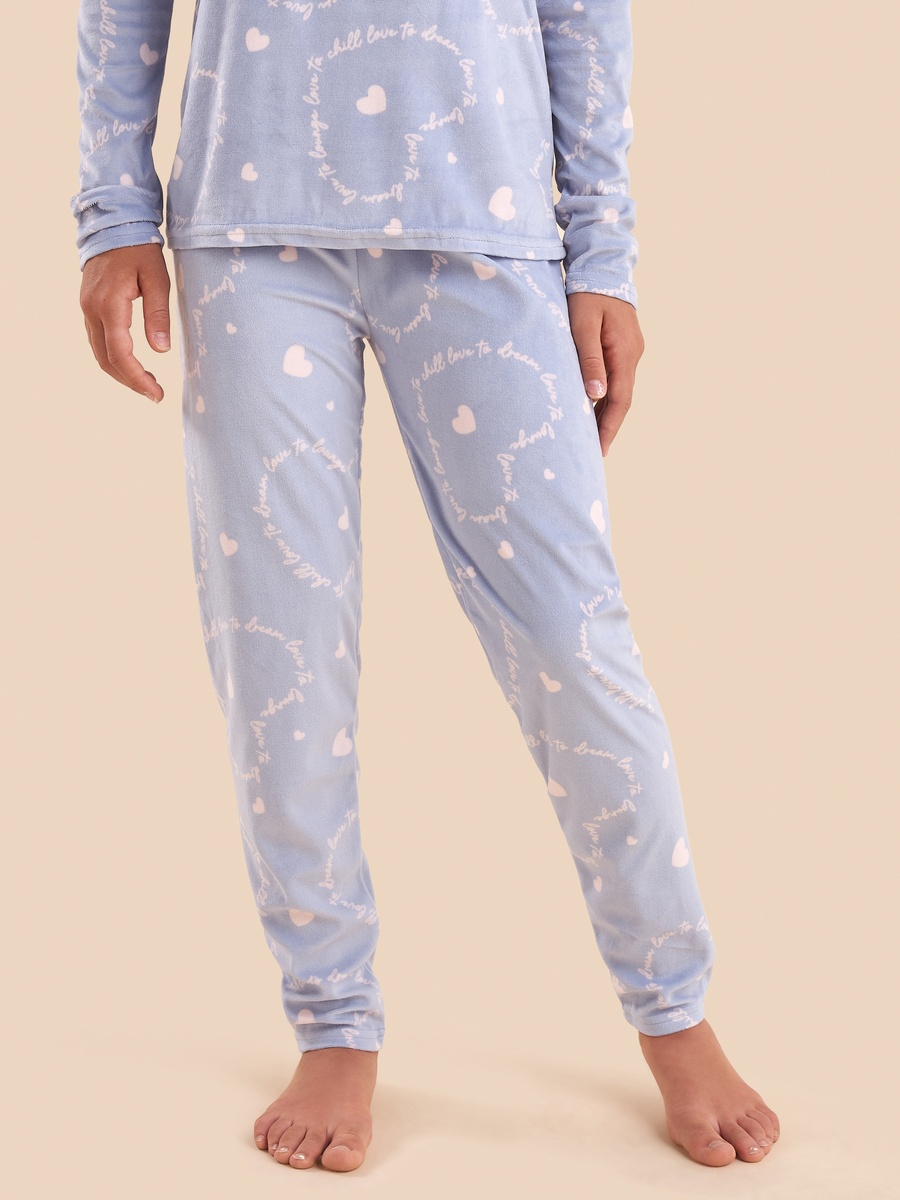 Heart Print Pyjama Set