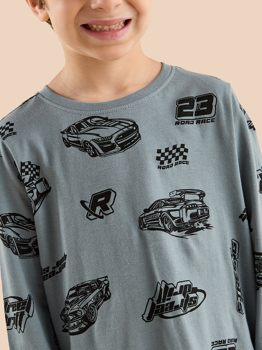 Pack of 2 - Race Car Print Pyjama Set