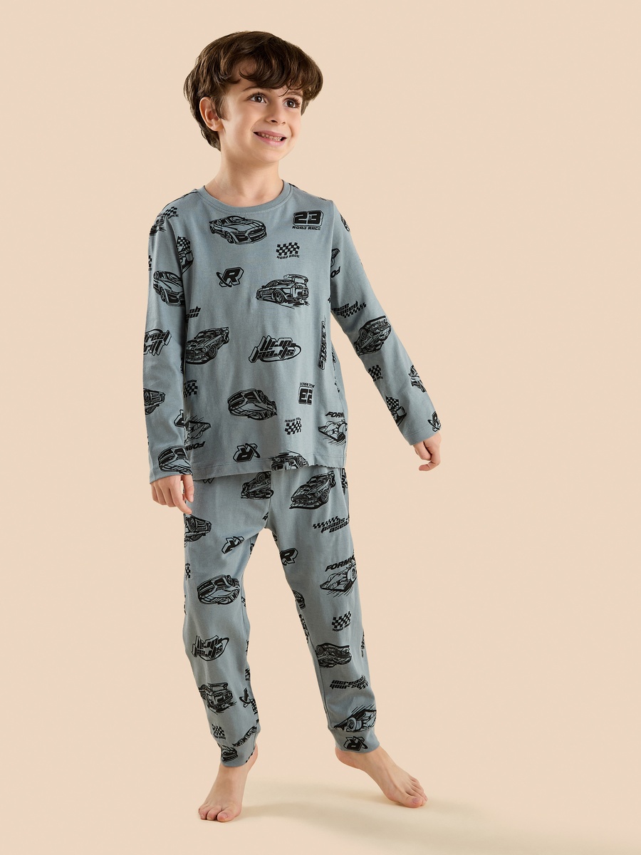 Pack of 2 - Race Car Print Pyjama Set