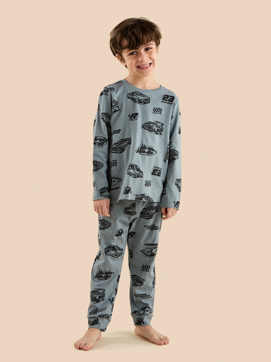 Pack of 2 - Race Car Print Pyjama Set