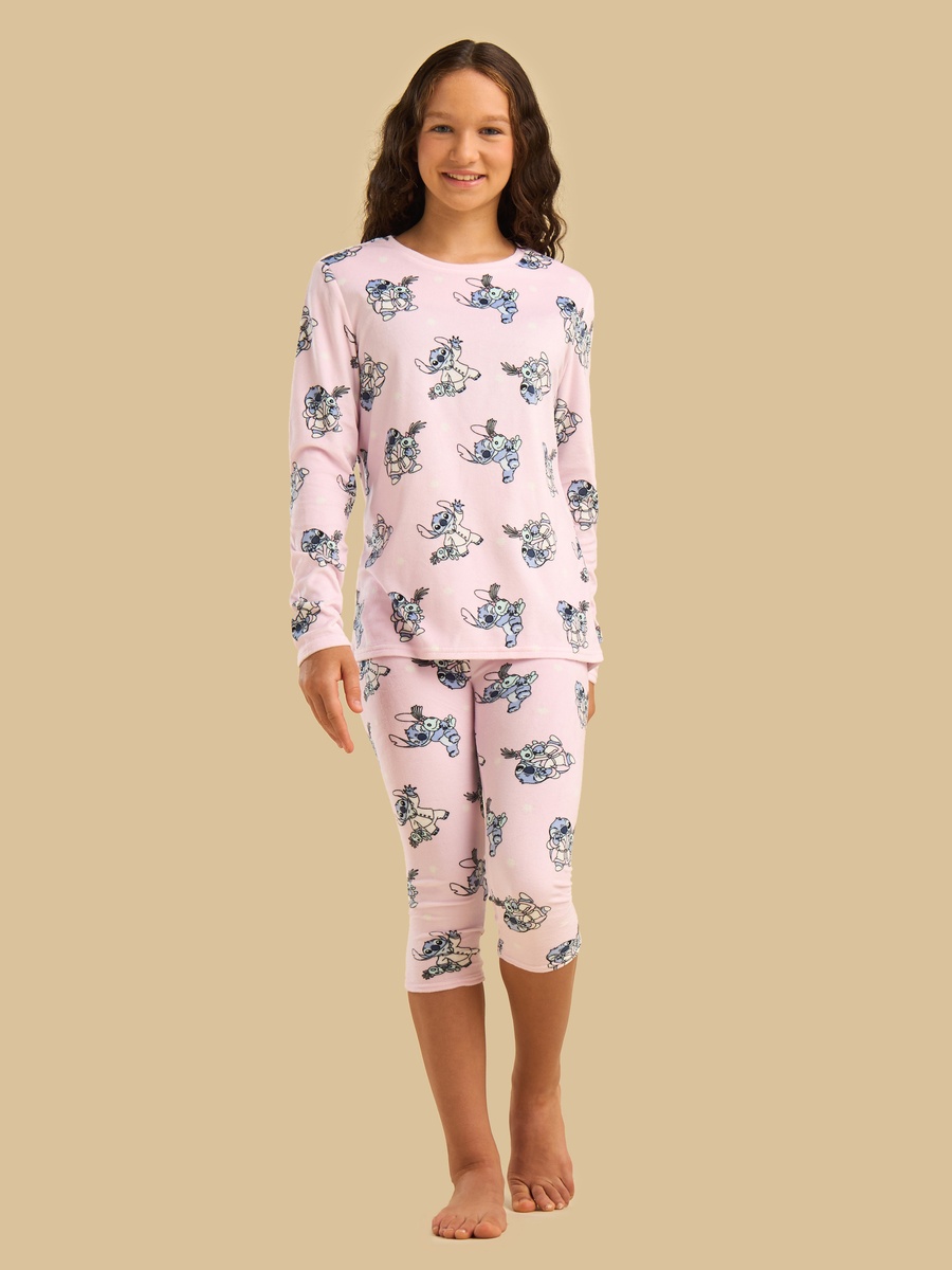 Stitch Print Pyjama Set