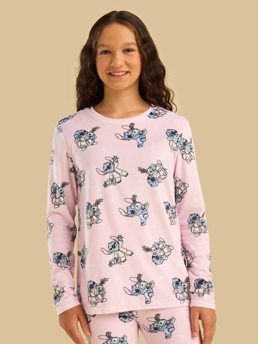 Stitch Print Pyjama Set
