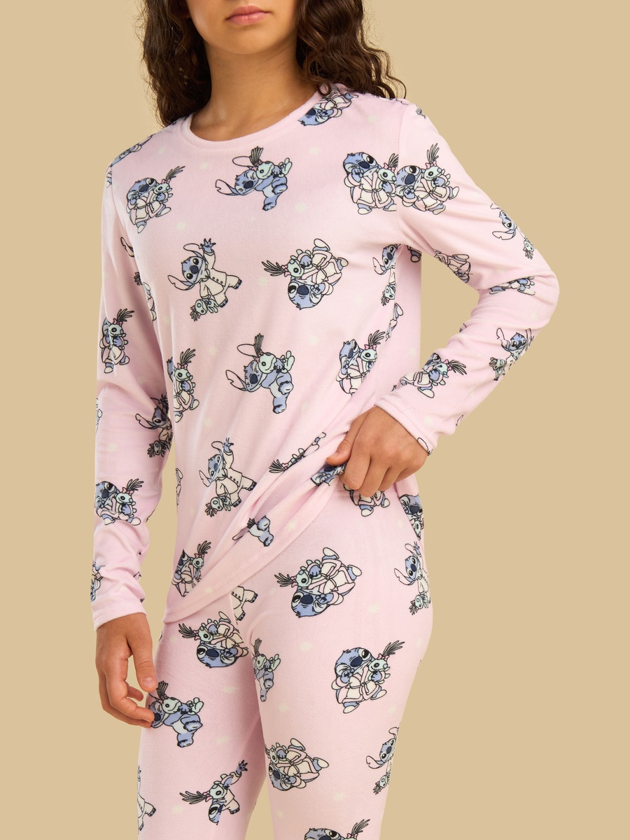 Stitch Print Pyjama Set