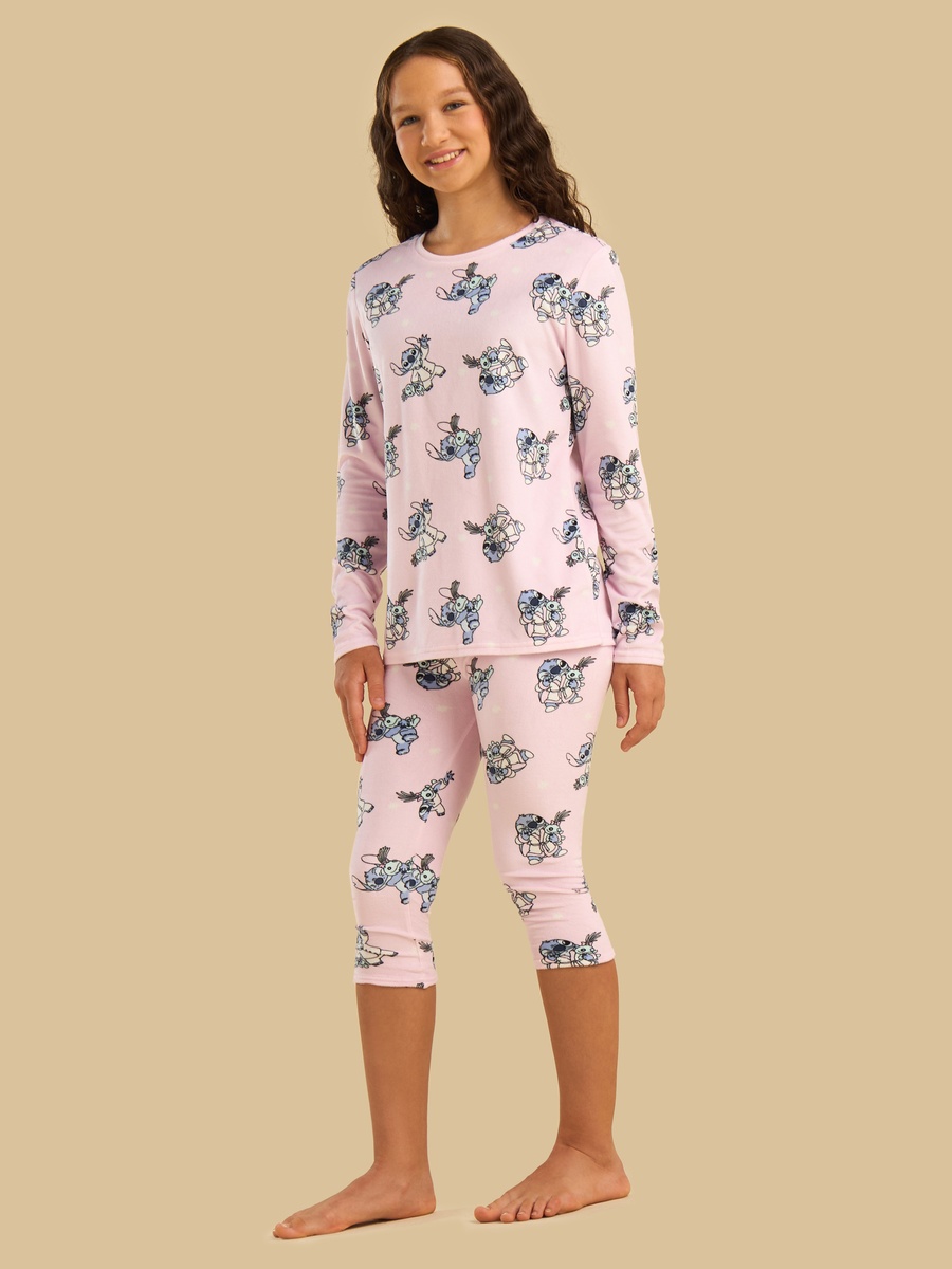 Stitch Print Pyjama Set