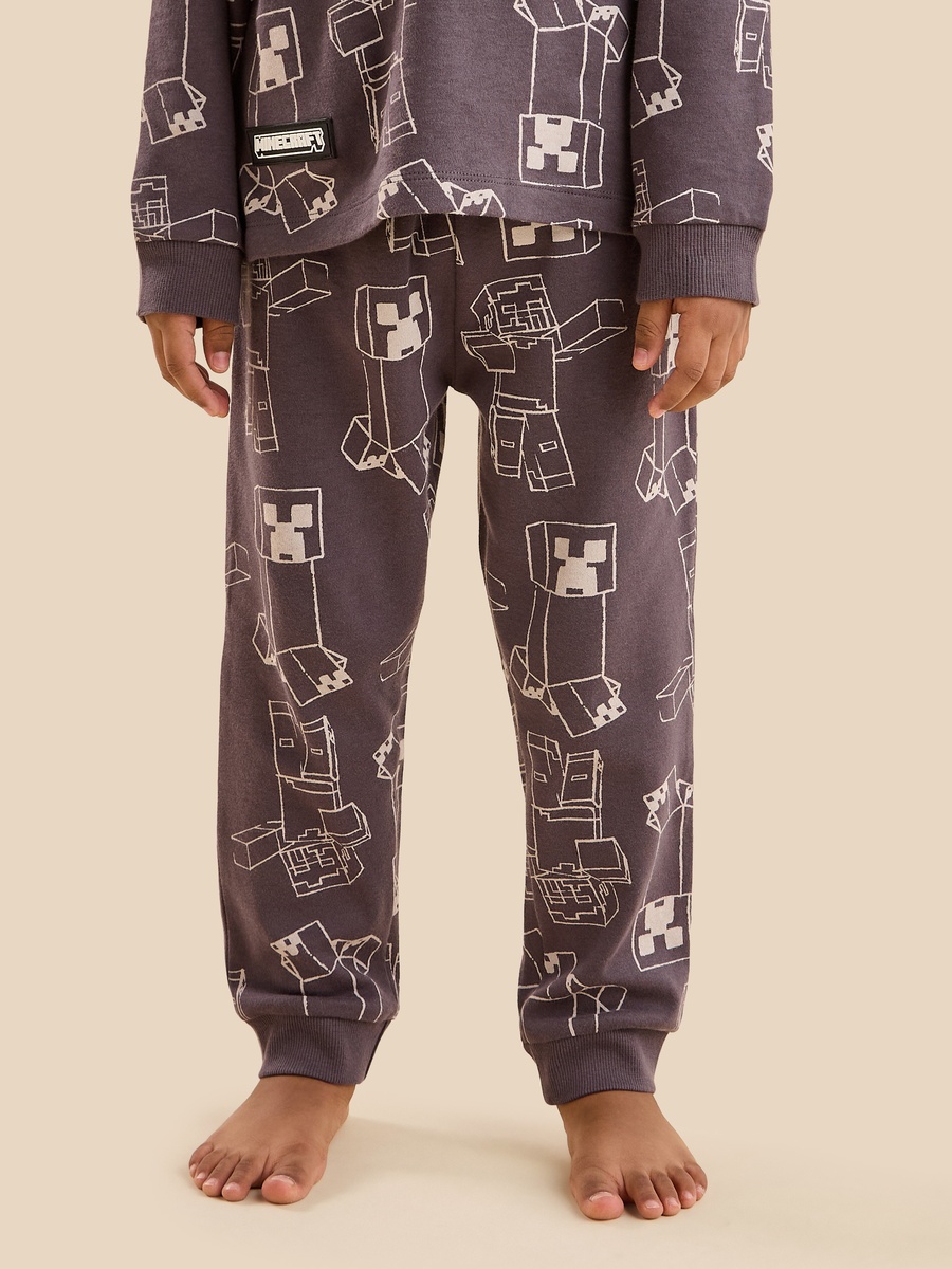 Minecraft Print Cotton Pyjama Set