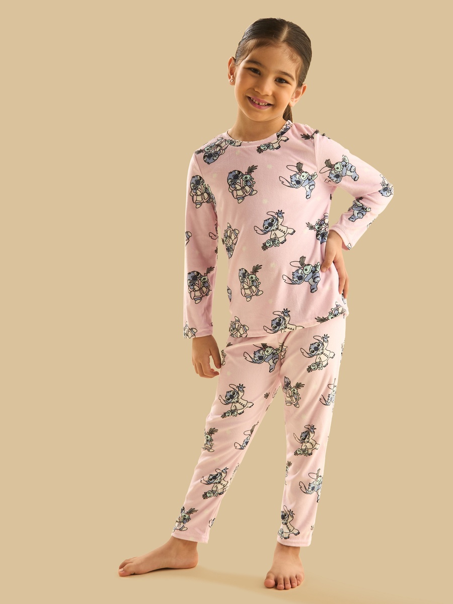 Stitch Print Pyjama Set