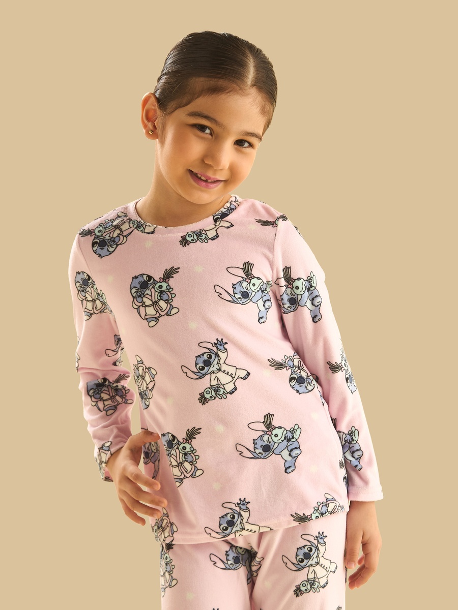 Stitch Print Pyjama Set