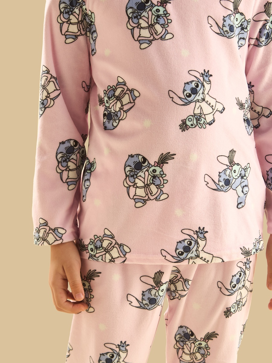 Stitch Print Pyjama Set