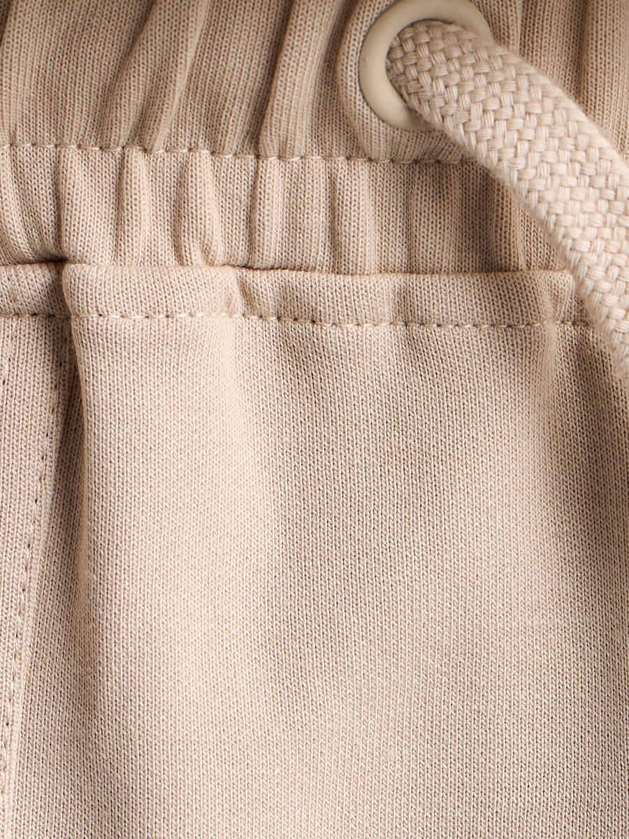 Wide Leg Cotton Interlock Joggers
