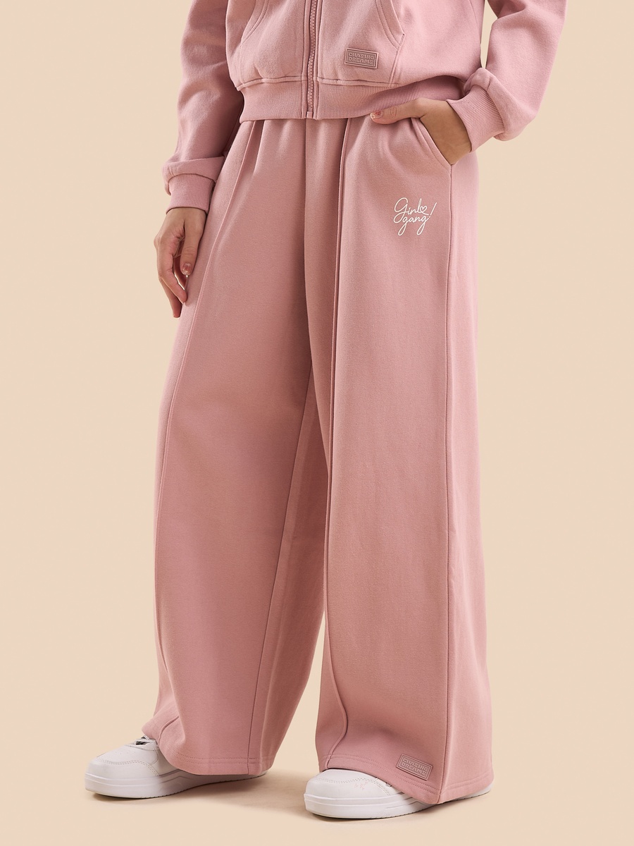 Plain Wide Leg Pants