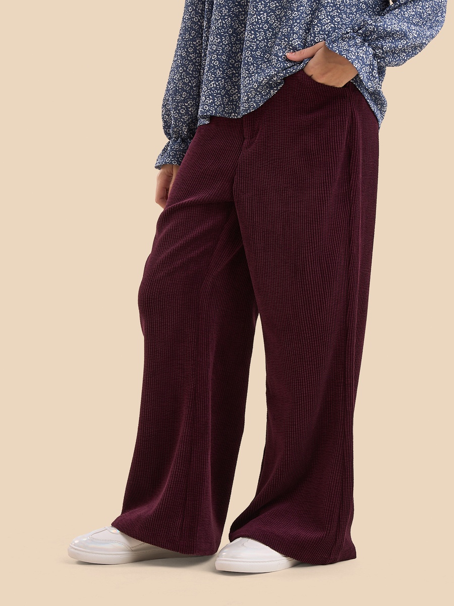 Corduroy Wide Leg Pants