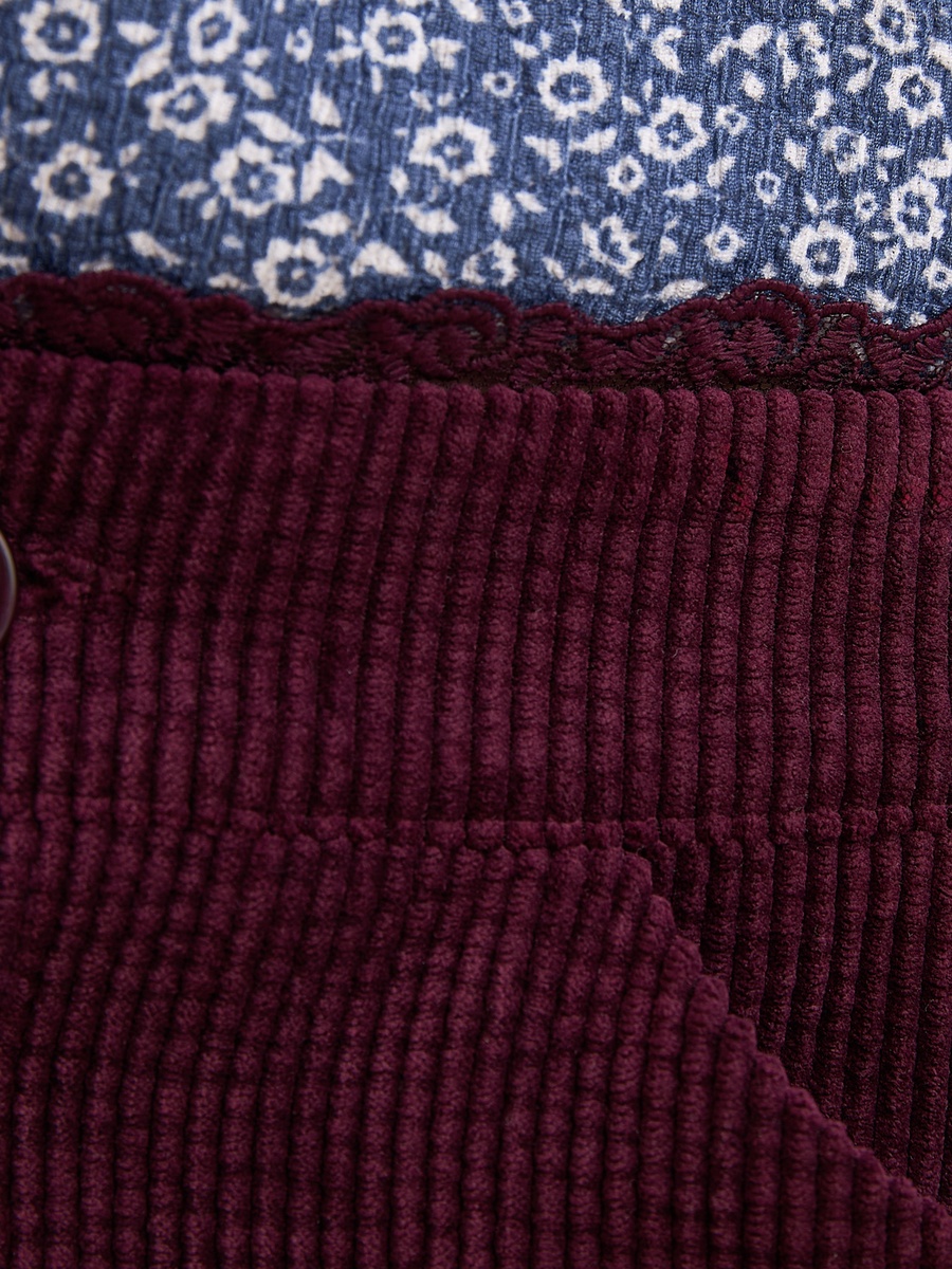 Corduroy Wide Leg Pants