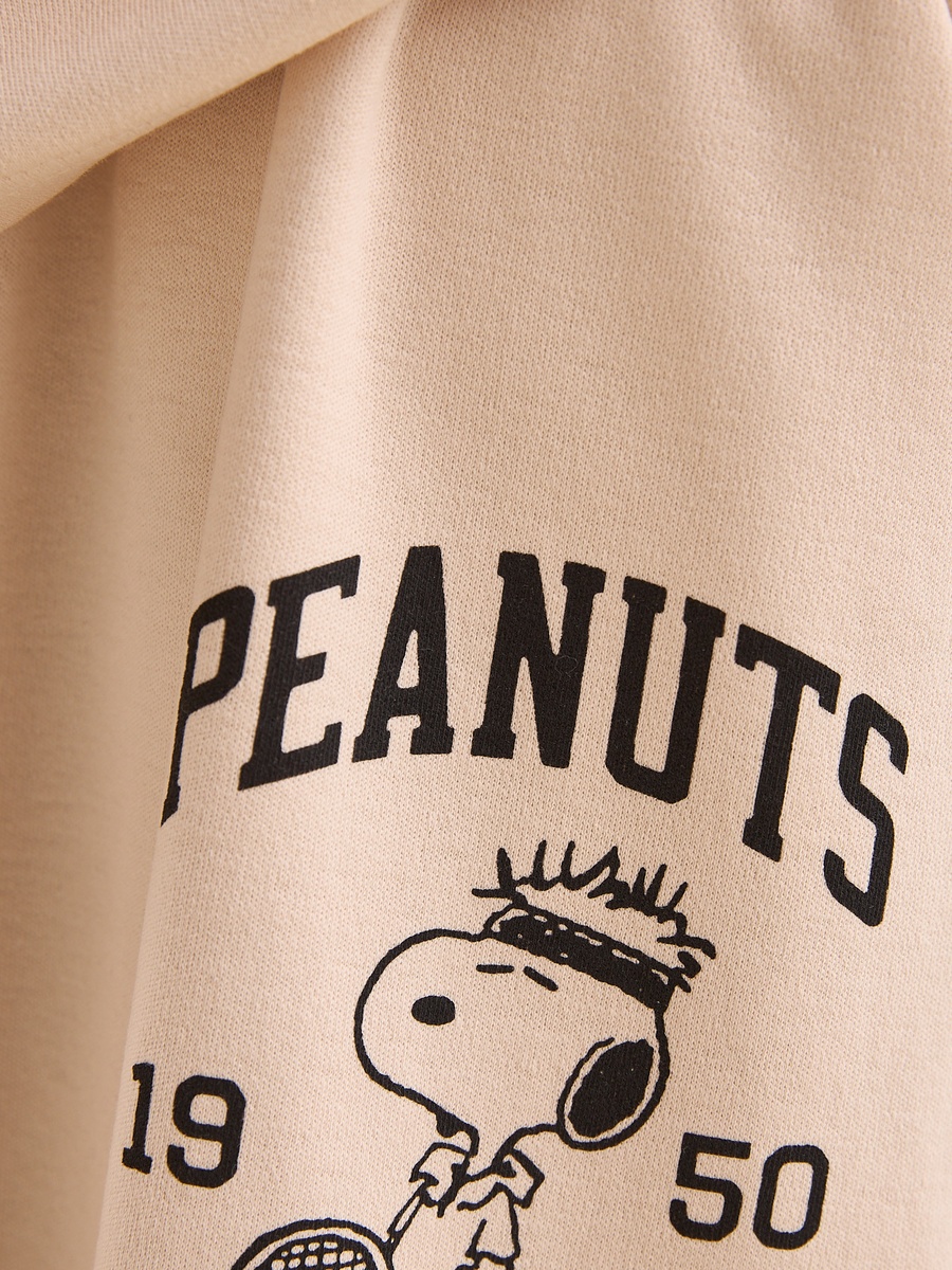 Peanut Print Wide Leg Pants