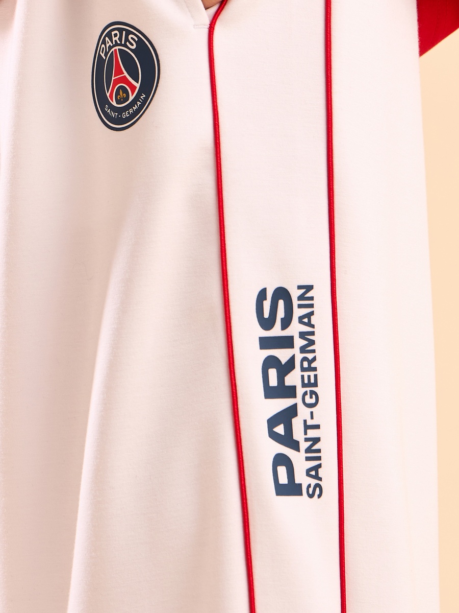 Paris Saint-Germain Print Wide Leg Pants