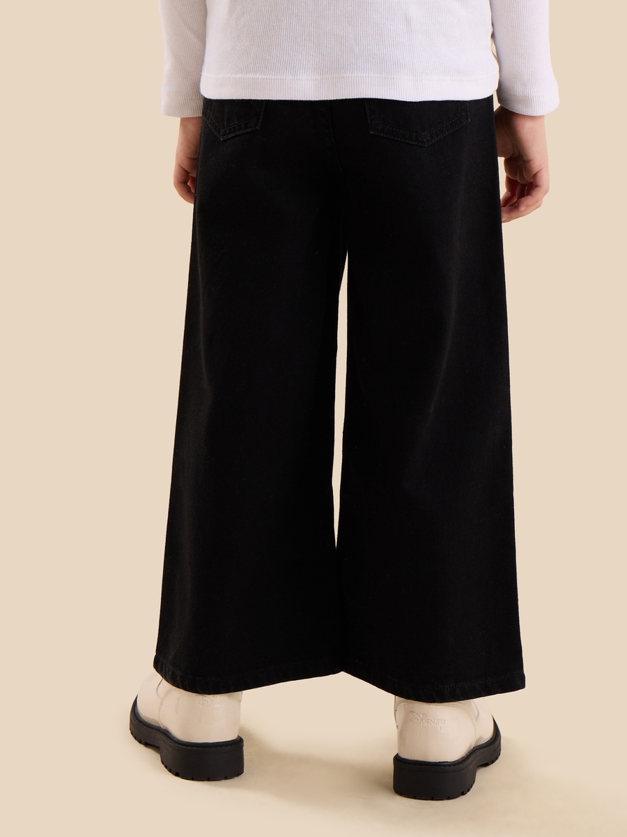 Hello Kitty Embellished Wide Leg Jeans