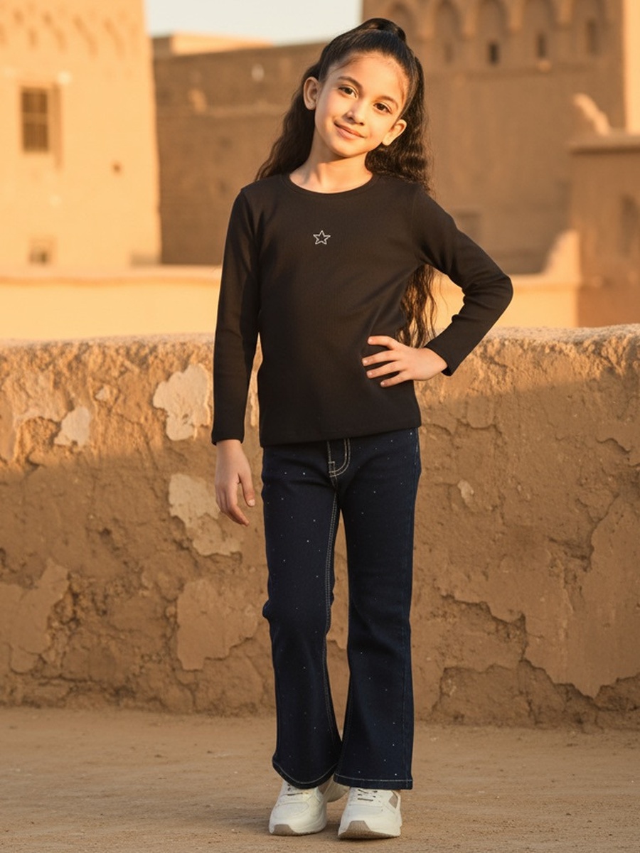 Regal Embellished Flare Jeans
