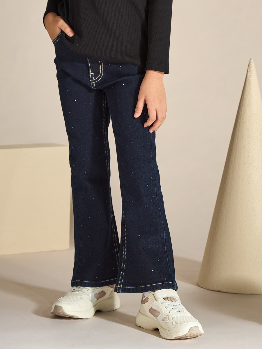Regal Embellished Flare Jeans