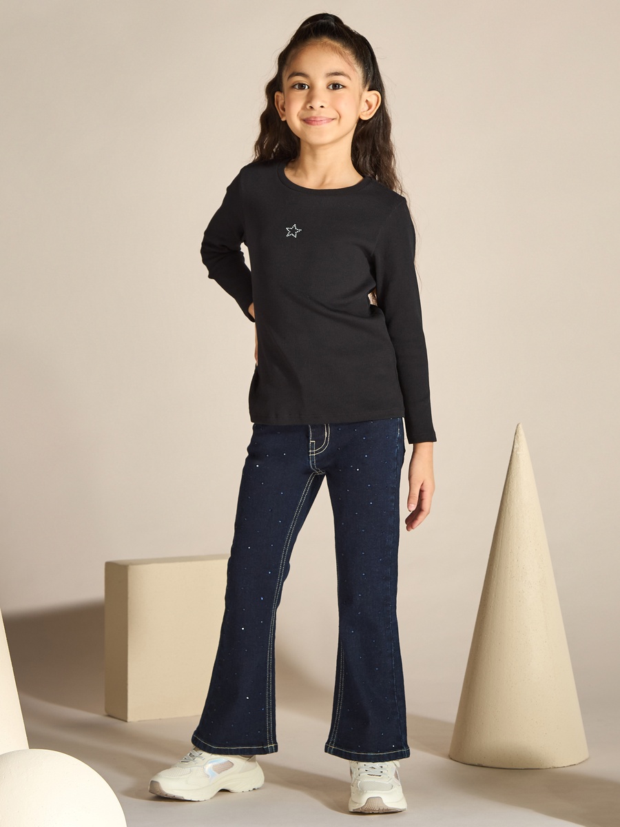 Regal Embellished Flare Jeans