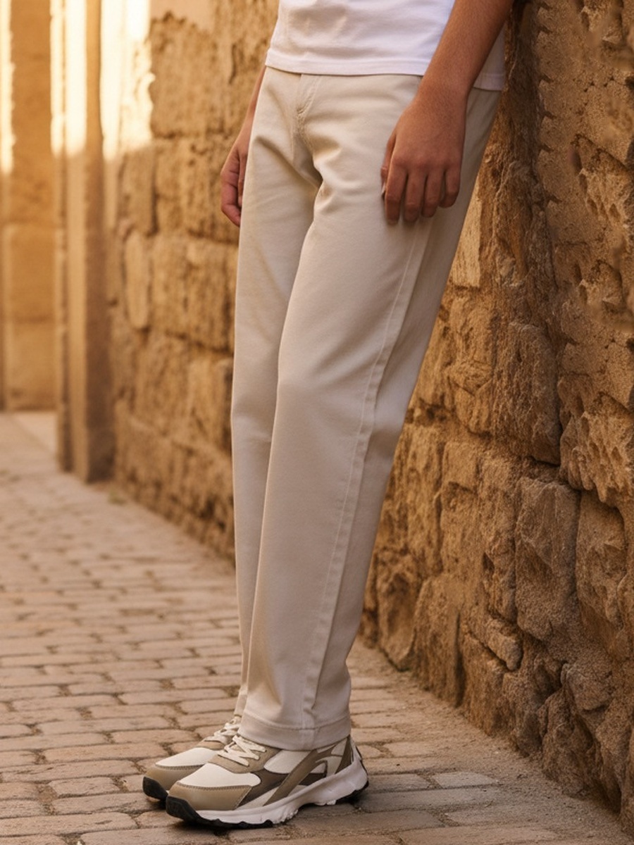 Knit Look Woven Joggers